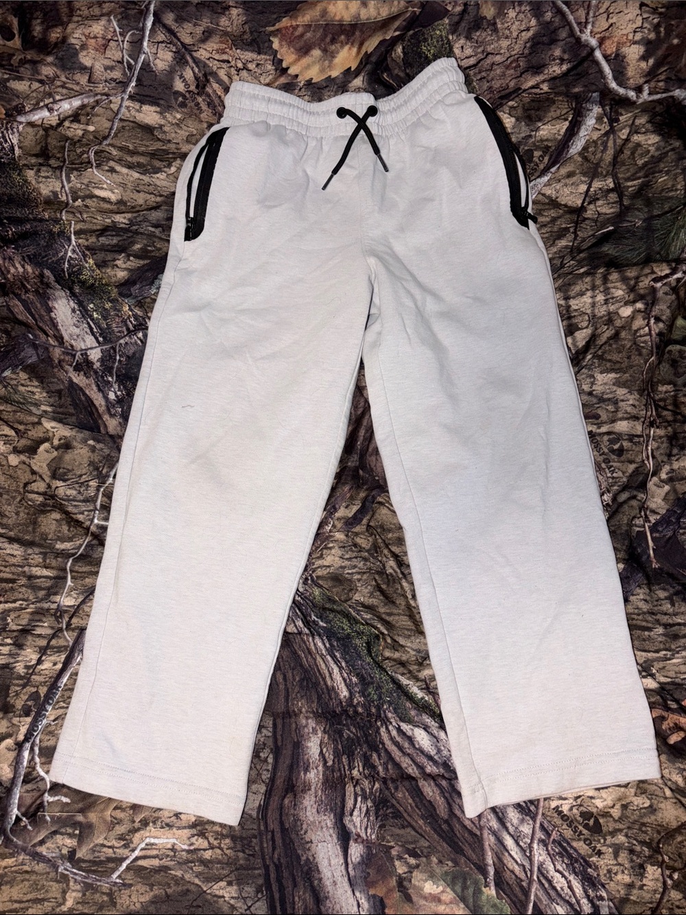 Old Navy Light Gray Active Straight Fleece Pants